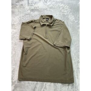 Vinatge Nike Quarter Zip Shirt Men's XL Green Golf Polo Fit Dry Y2K Performance